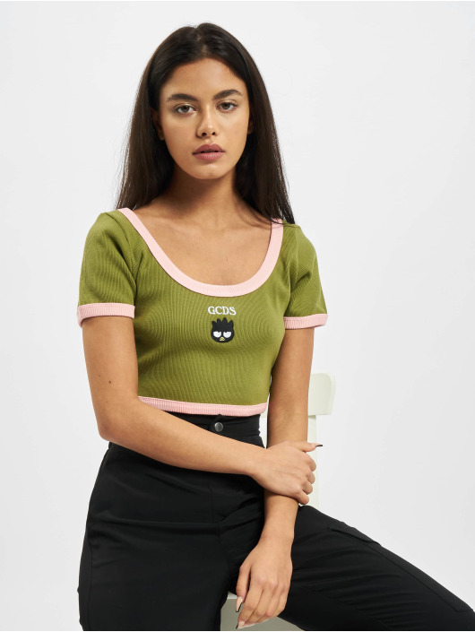 GCDS Tops sans manche Bad olive